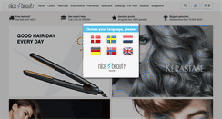 Desktop Screenshot of nicebeauty.com